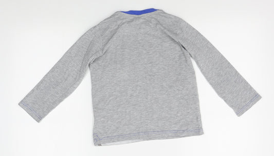 BHS Boys Grey Basic T-Shirt Size 6-7 Years - frozen, disney