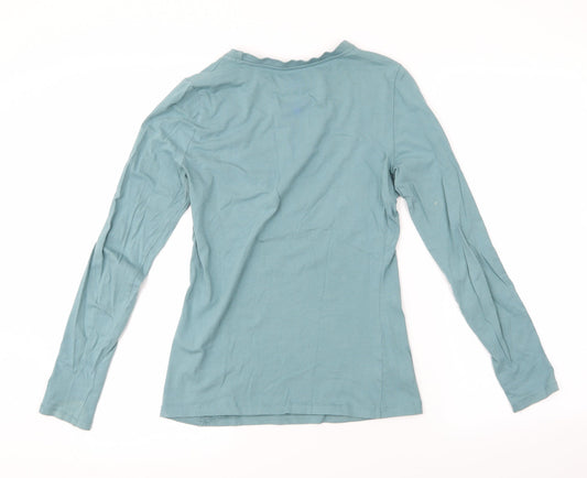 Edition Womens Green Basic T-Shirt Size S