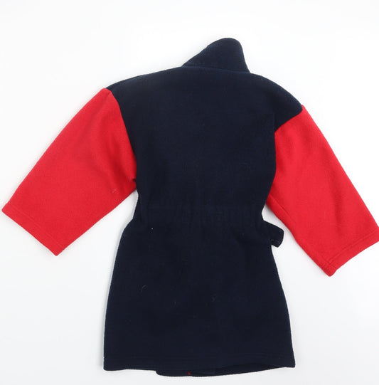 Marks and Spencer Boys Blue Geometric Robe Size 4-5 Years - England