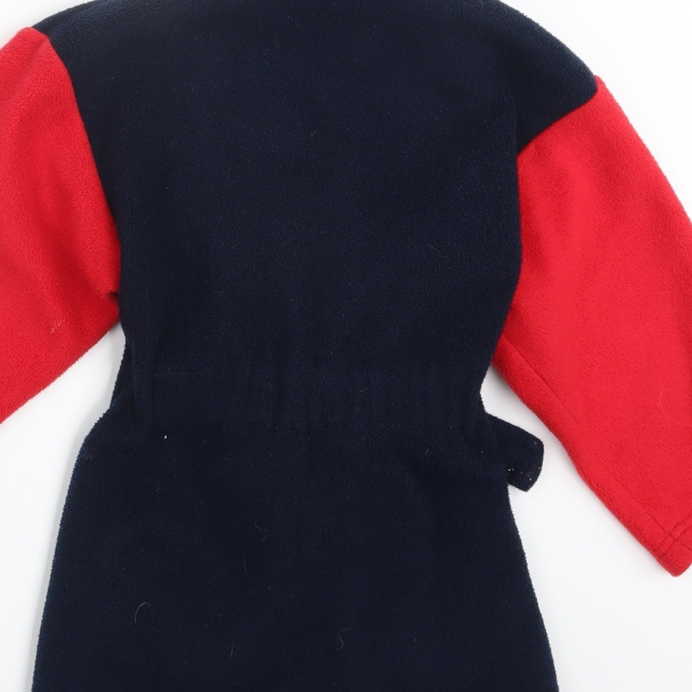 Marks and Spencer Boys Blue Geometric Robe Size 4-5 Years - England