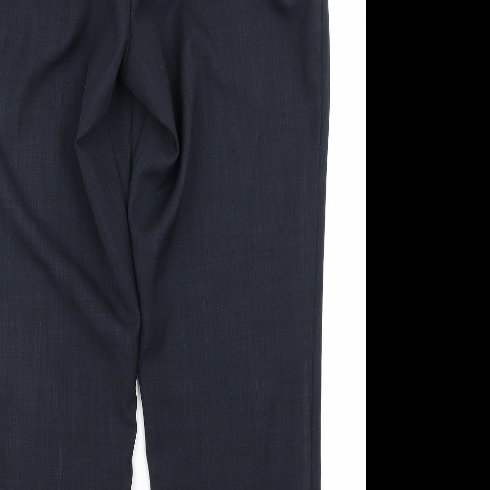 Classic Womens Blue Trousers Size 16 L26 in
