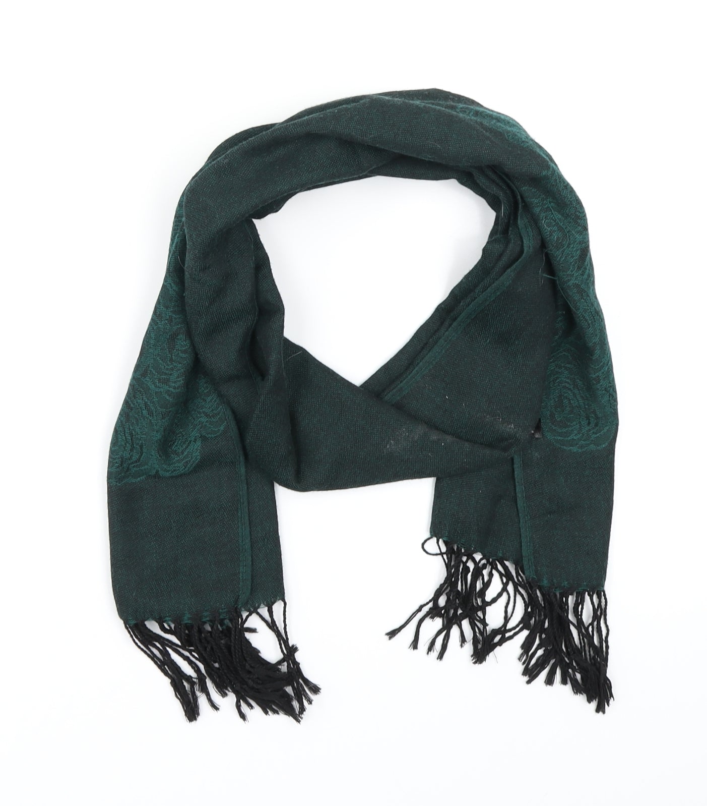 Preworn Womens Green Scarf