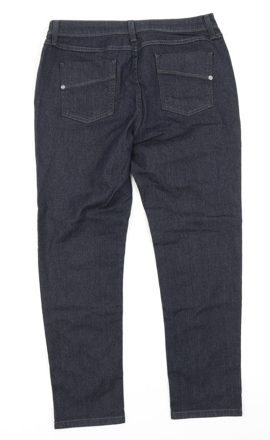 Vicunha Womens Blue Denim Straight Jeans Size 30 in L24 in