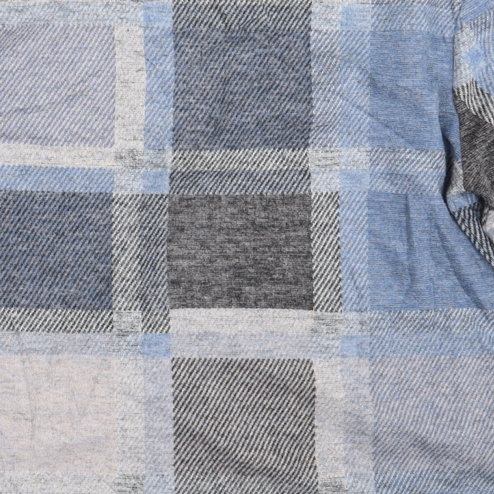 M&S Womens Multicoloured Check Pullover Jumper Size 10