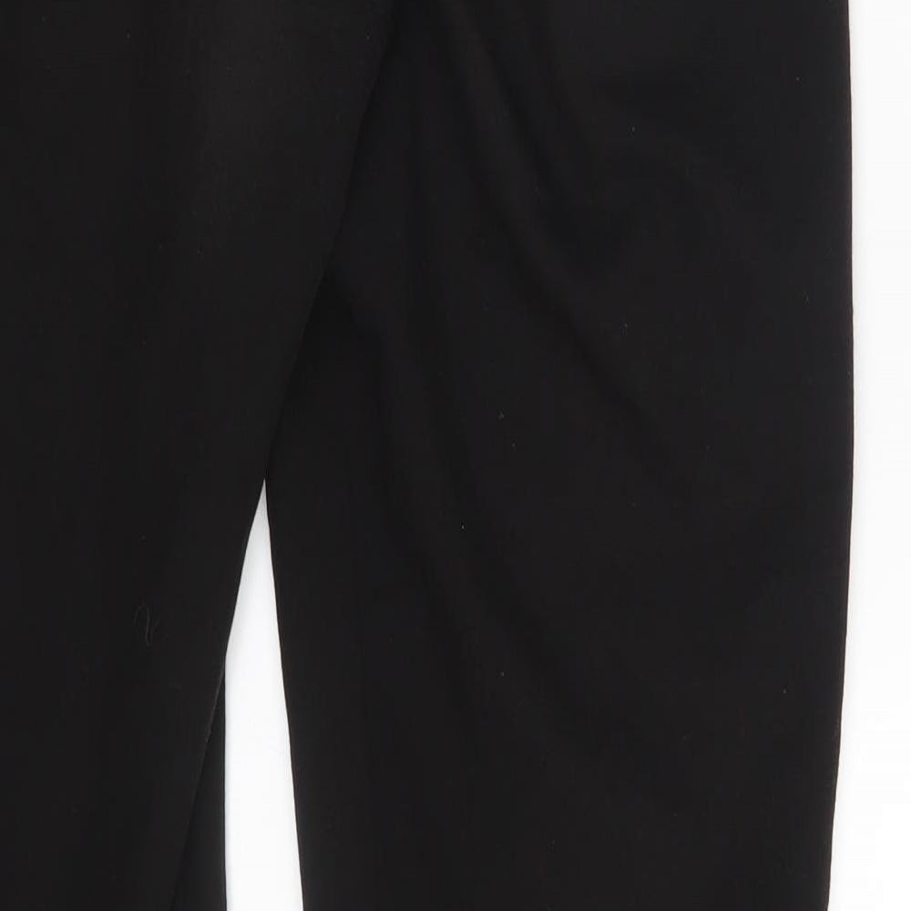 New Look Womens Black Chino Trousers Size 8 L28 in