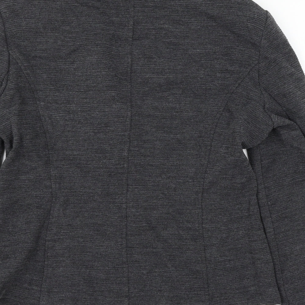 CC Womens Grey Jacket Blazer Size 12