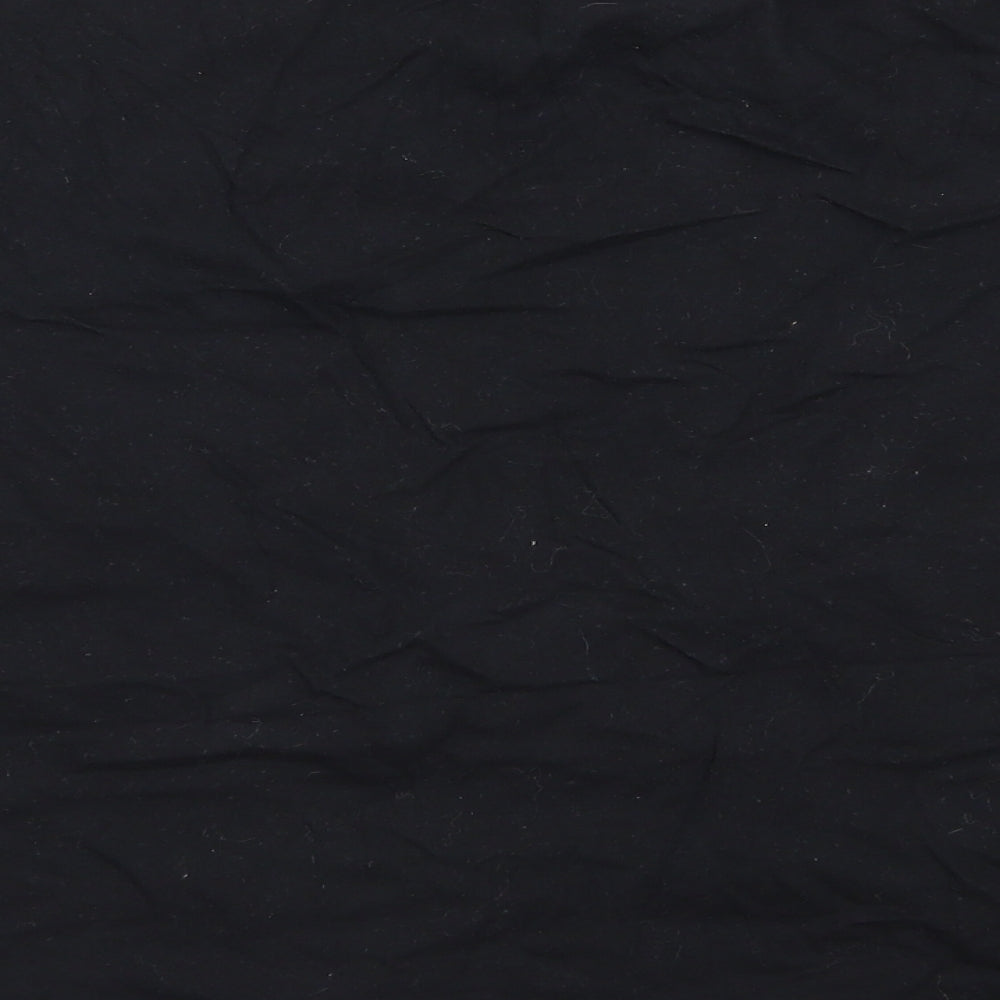 New Look Womens Black Basic T-Shirt Size L - friends