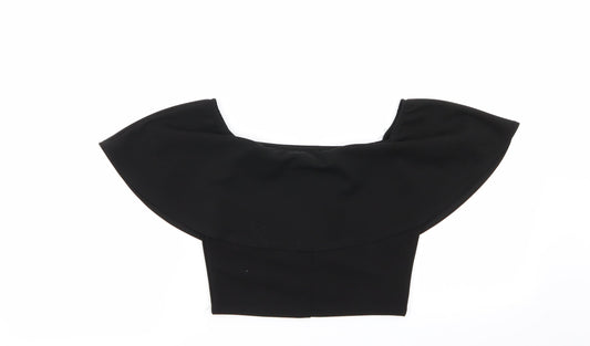 River Island Womens Black Basic Tank Size 6