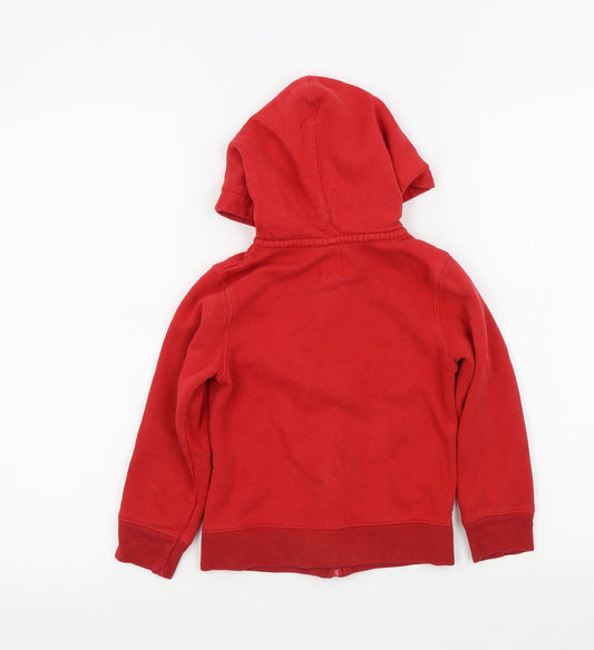 Gap Boys Red Colourblock Full Zip Jumper Size XS
