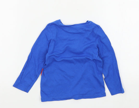 pep&co Boys Blue Colourblock Basic T-Shirt Size 12-18 Months