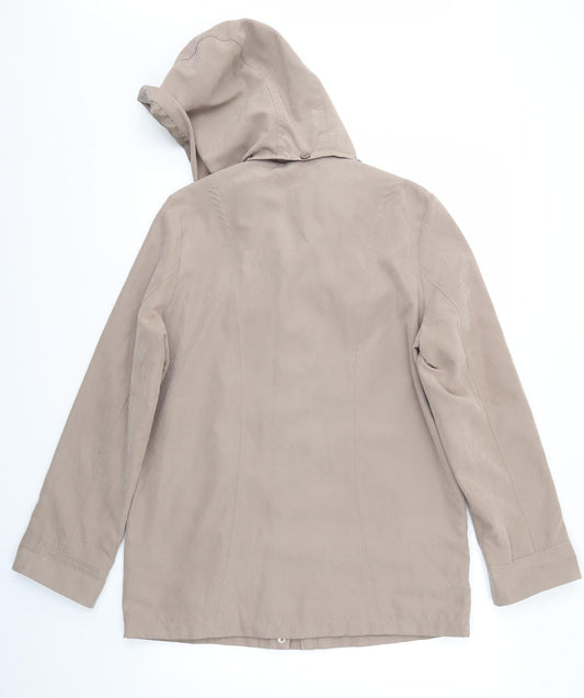 Klassik Womens Beige Jacket Coat Size 10