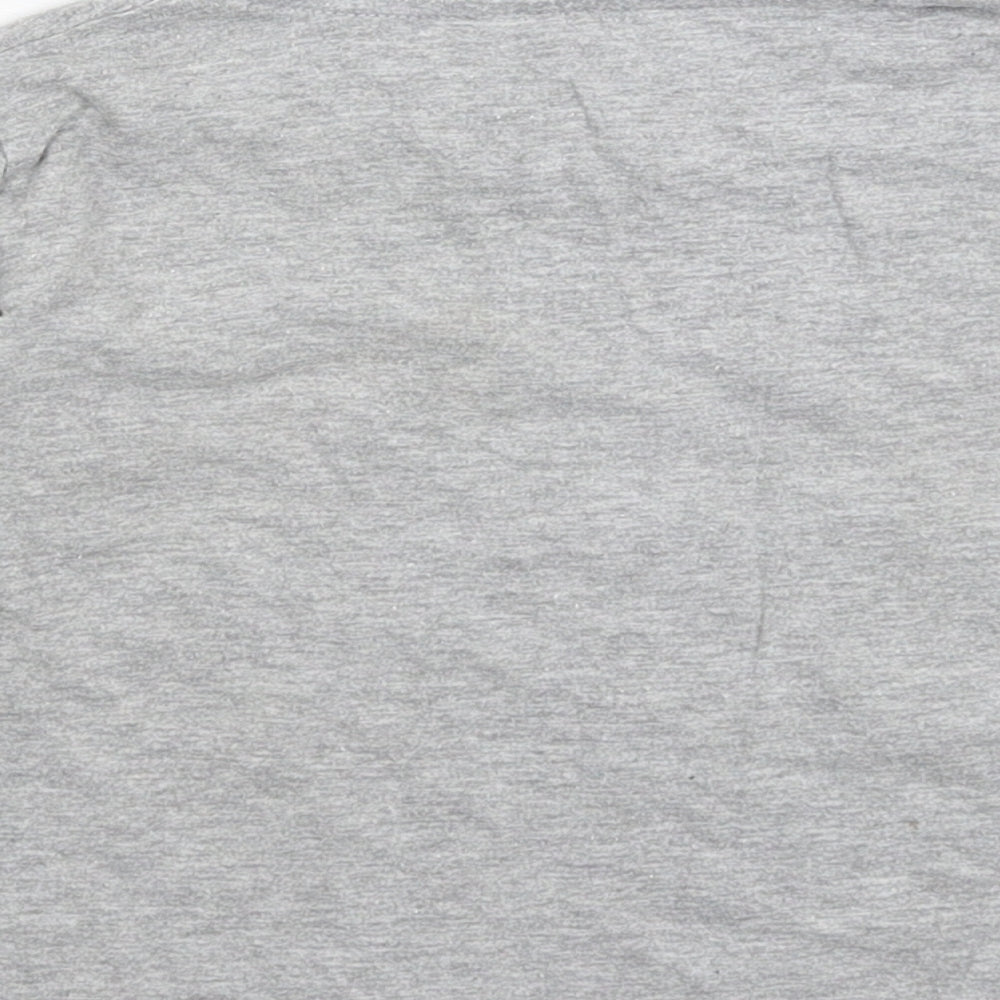 Rebel Boys Grey Basic T-Shirt Size 3-4 Years