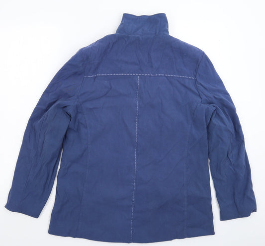 Jella di Marco Womens Blue Jacket Size M