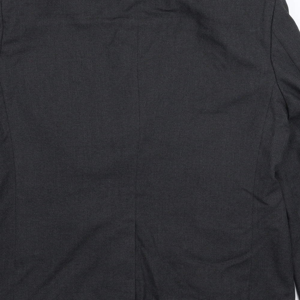 Marks and Spencer Mens Black Jacket Suit Jacket Size 44