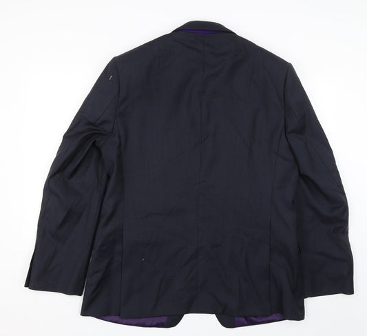 Paul Costelloe Mens Blue   Jacket Suit Size L
