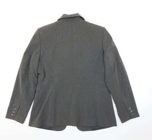 Debenhams Womens Grey Jacket Blazer Size 12