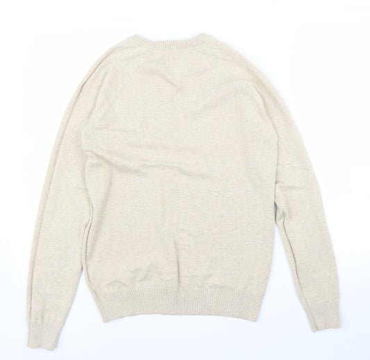 Primark Mens Beige Pullover Jumper Size S
