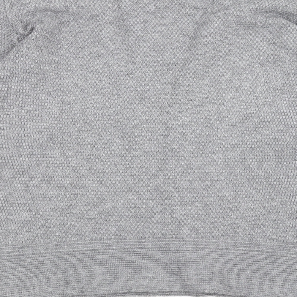 Brand and care label for Roman women’s grey pullover sweatshirt, size UK 10