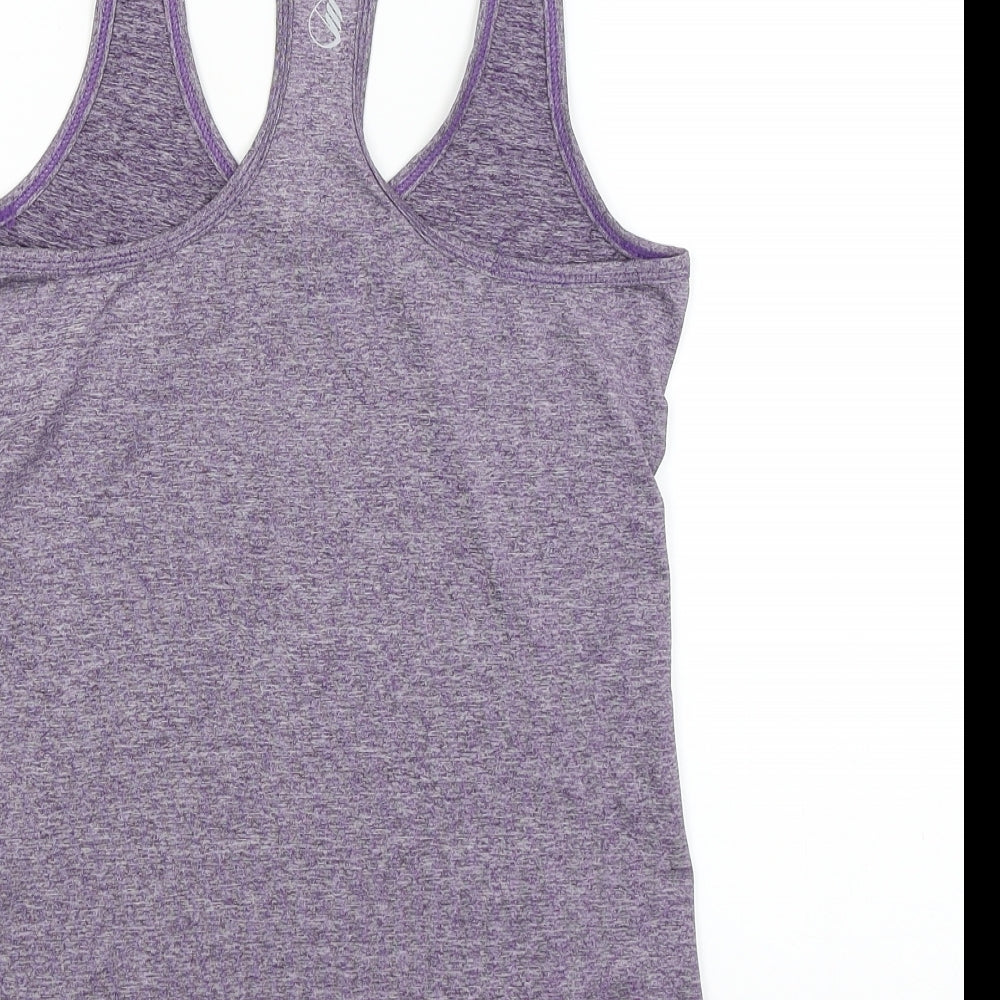Icy Zone Womens Purple Basic Tank Size XS