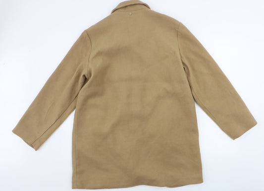 Neville Womens Beige Jacket Coat Size 14