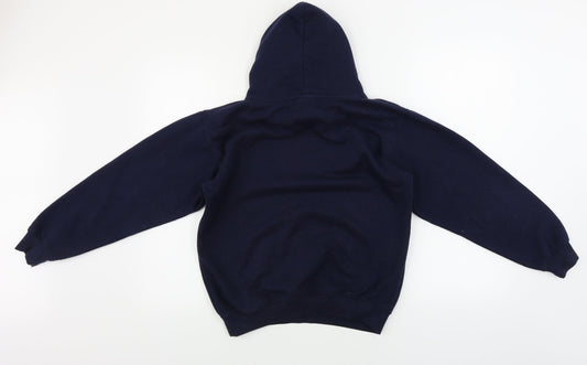 Uneek Boys Blue Pullover Hoodie Size 11-12 Years