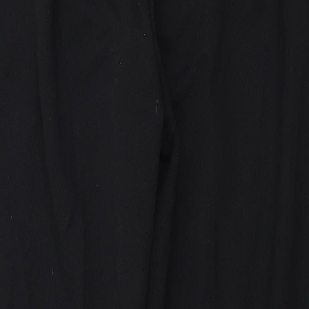 Preworn Womens Black Trousers Size 30 in L24 in