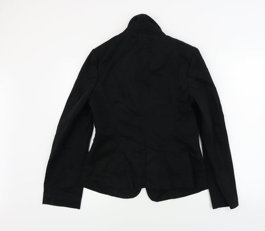 Miss Selfridge Womens Black Jacket Coat Size 14