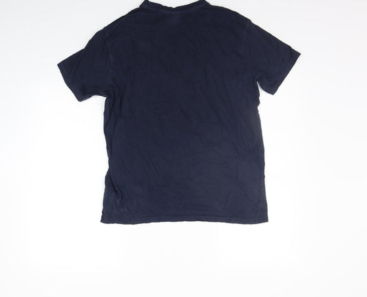 D555 Mens Blue T-Shirt Size M