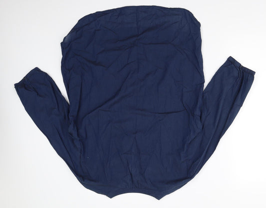 Gap Womens Blue Basic Blouse Size M