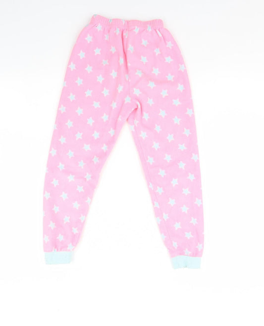 Primark Girls Pink Spotted Cami Pyjama Pants Size 7 Years - Star