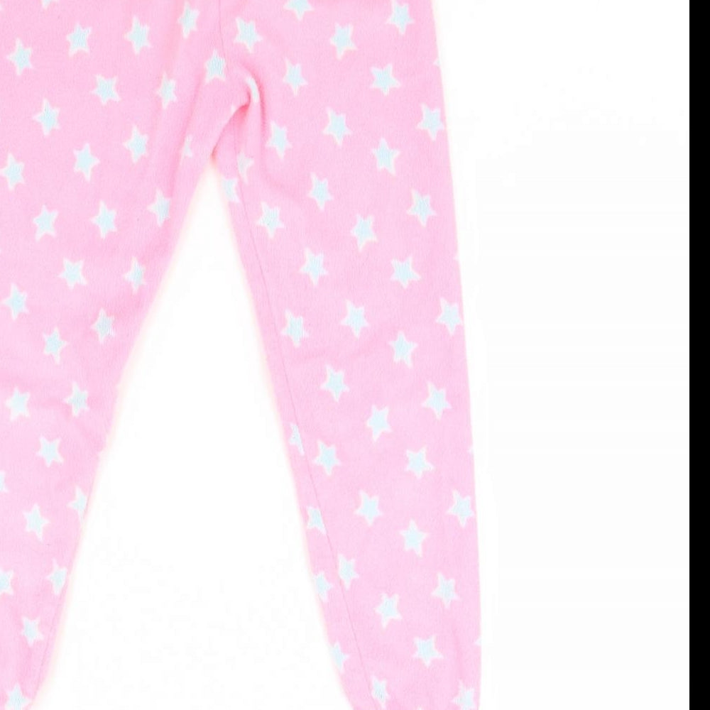 Primark Girls Pink Spotted Cami Pyjama Pants Size 7 Years - Star