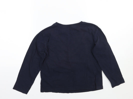 Preworn Boys Blue Basic T-Shirt Size 7-8 Years