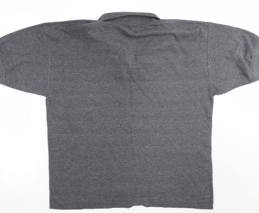 Pierre leon Mens Grey Polo Size XL