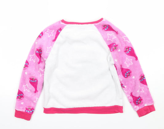 George Girls White Top Pyjama Top Size 7-8 Years