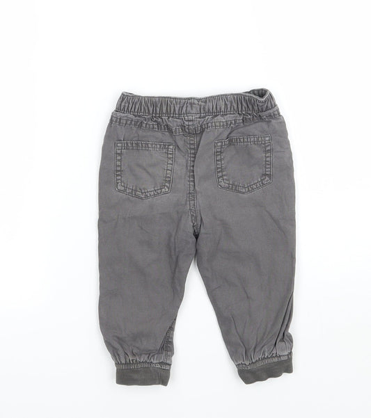 F&F Boys Grey Capri Jeans Size 9-12 Months