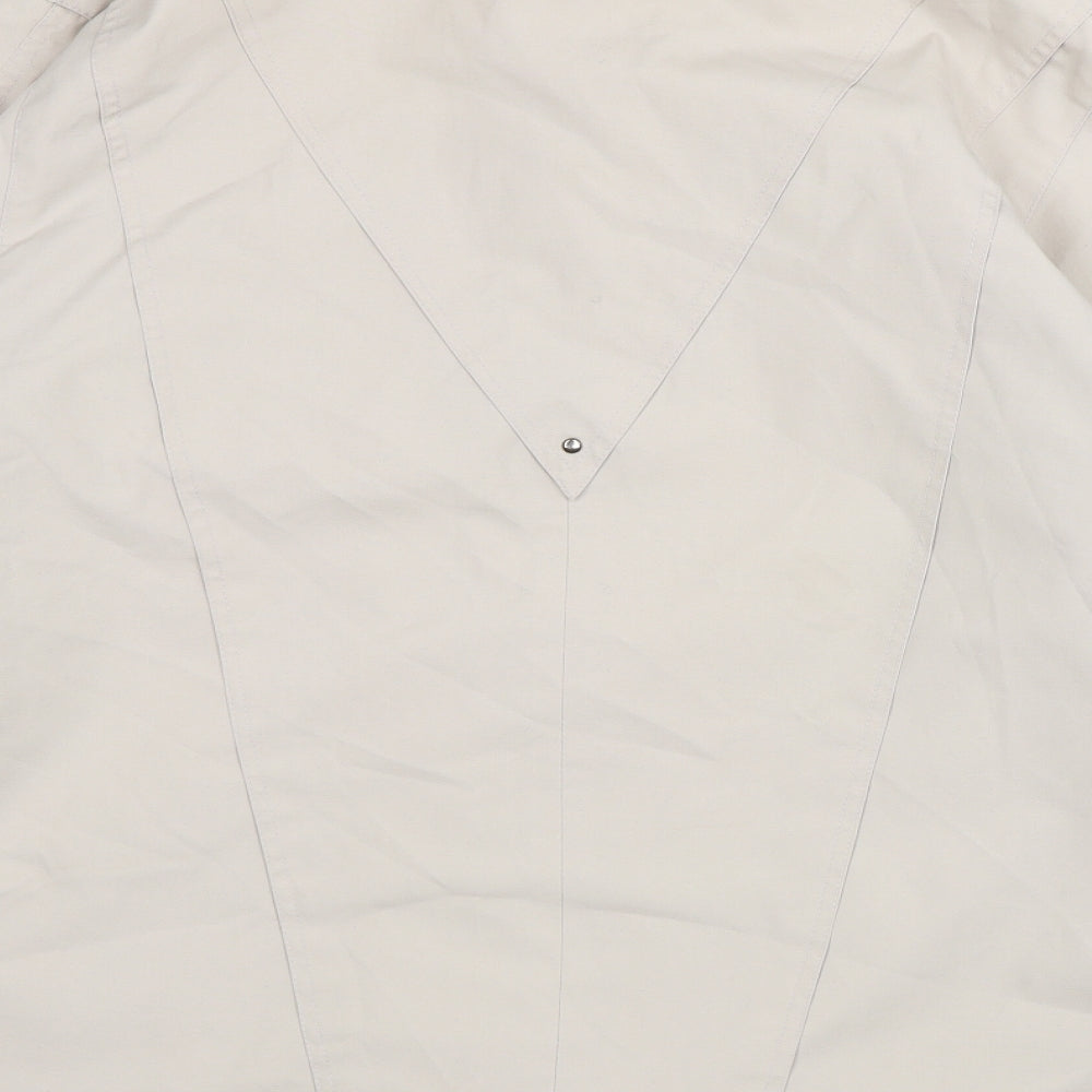 Niccolini Womens Ivory Overcoat Jacket Size 10