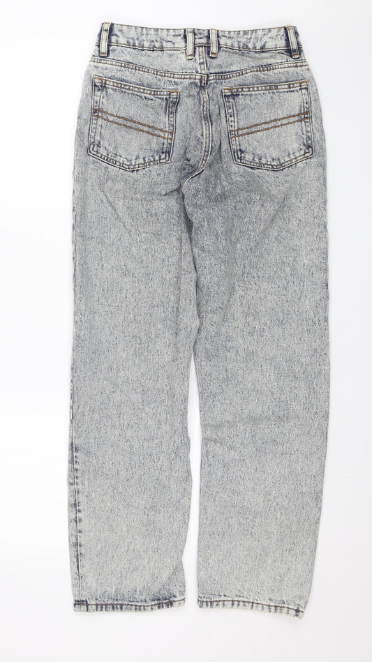 COLLUSION Womens Blue Straight Jeans Size 28 in L28 in