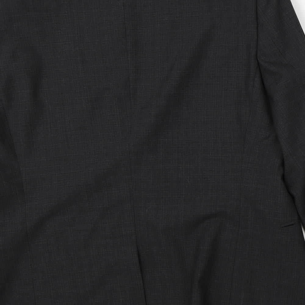 Preworn Mens Grey Jacket Suit Jacket Size 42