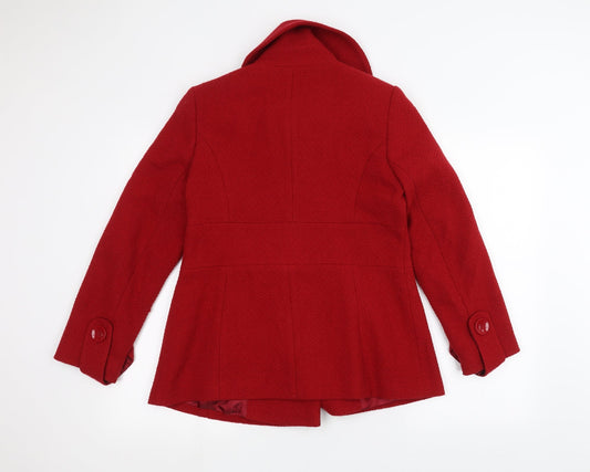Debinhams Womens Red Jacket Size 10
