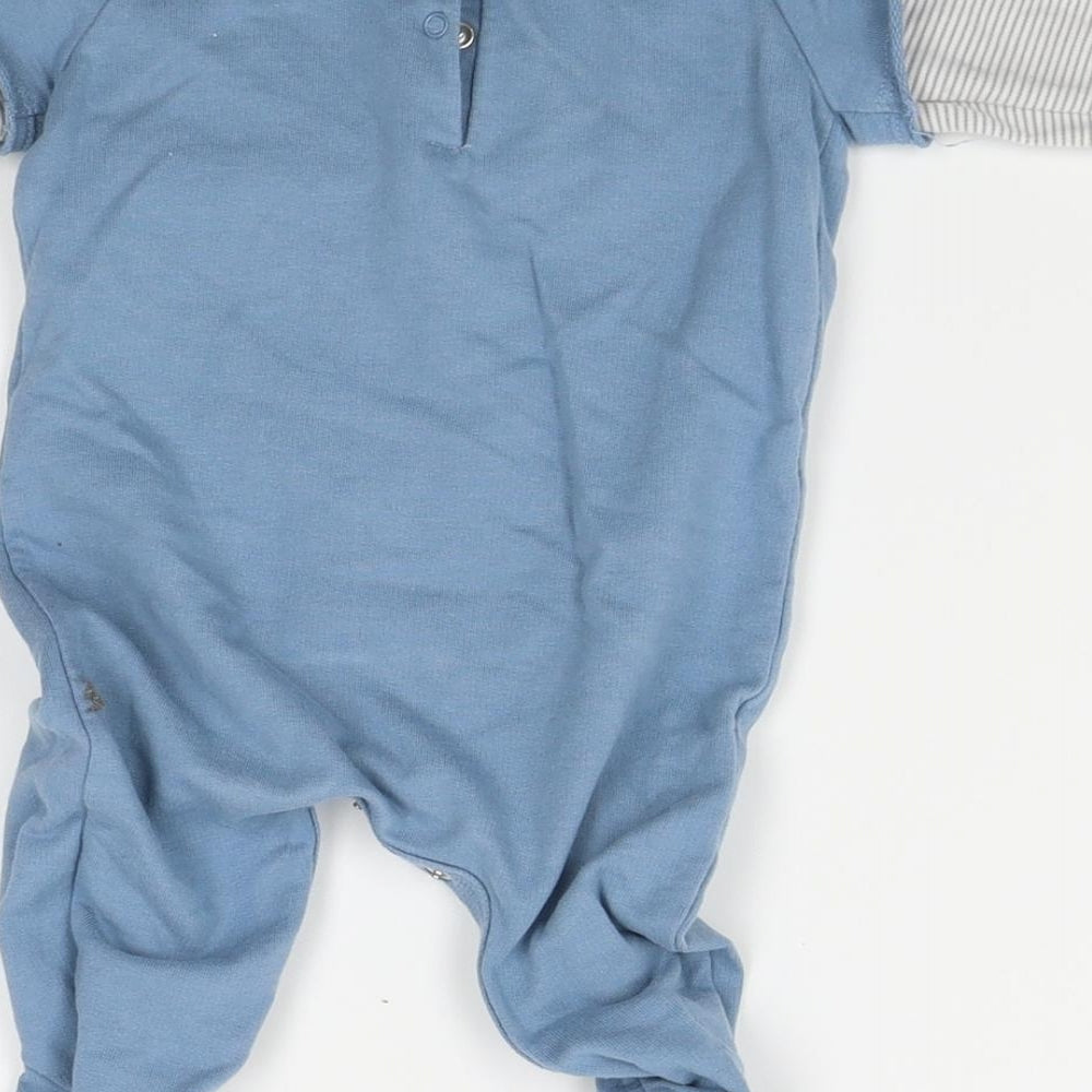 NEXT Boys Blue Babygrow One-Piece Size 0-3 Months