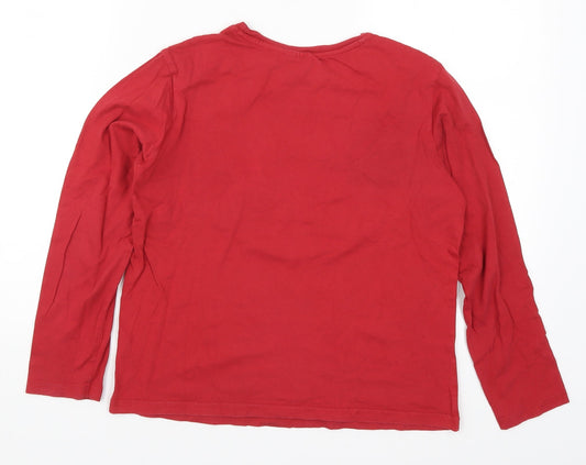 Pia Italia Boys Red Basic T-Shirt Size 11-12 Years - Academy North West