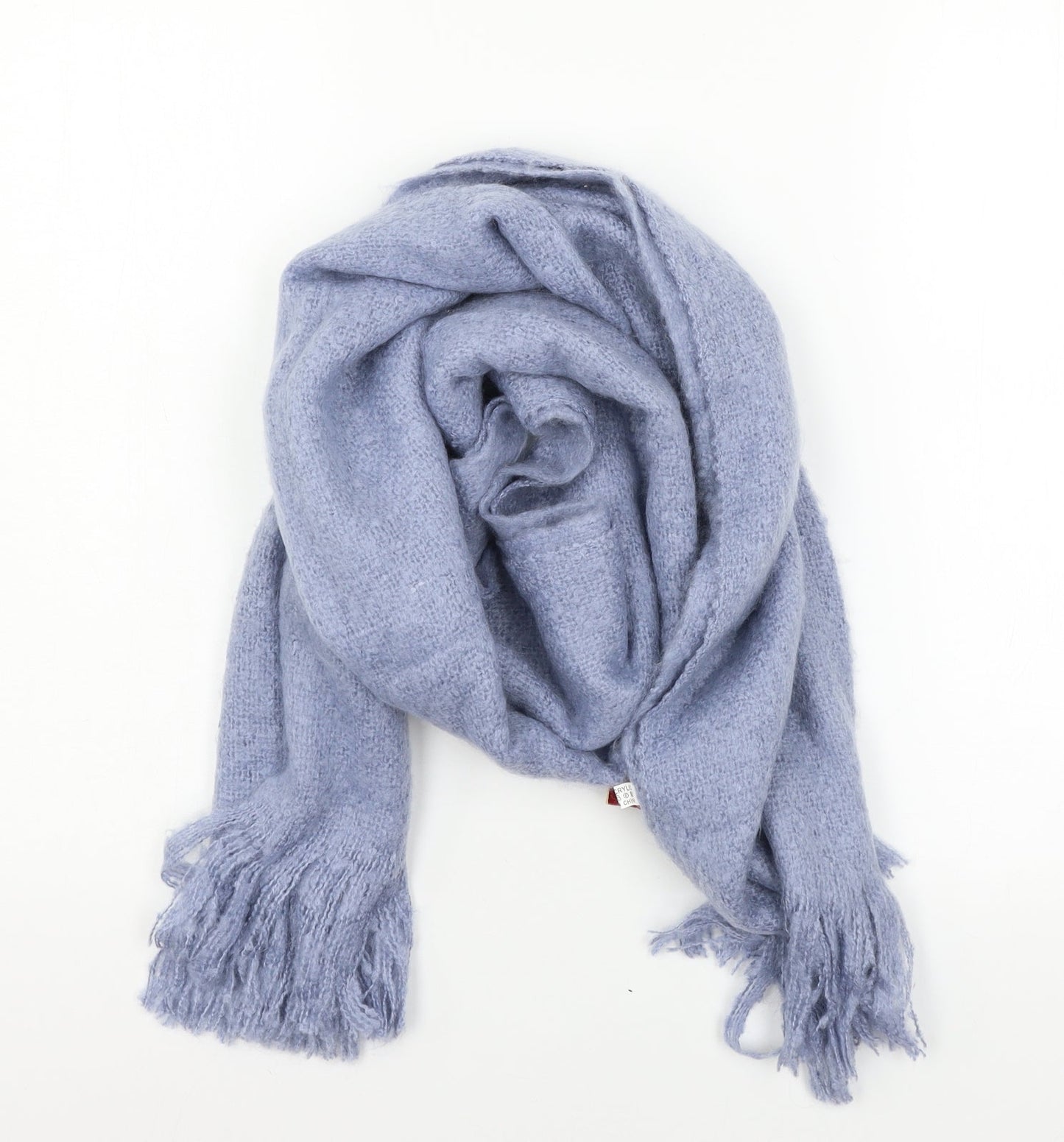 Dents Womens Blue Knit Scarf