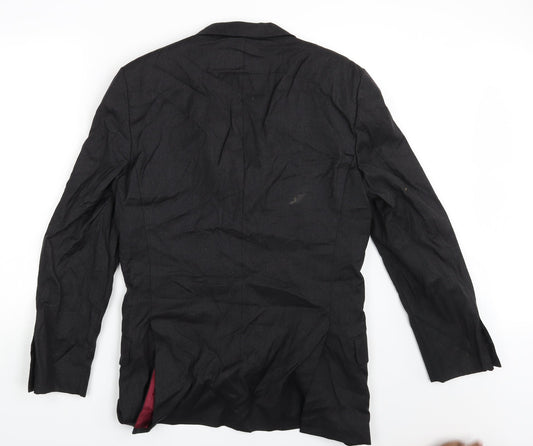 Mark Stephen Marengo Mens Black Jacket Blazer Size 40