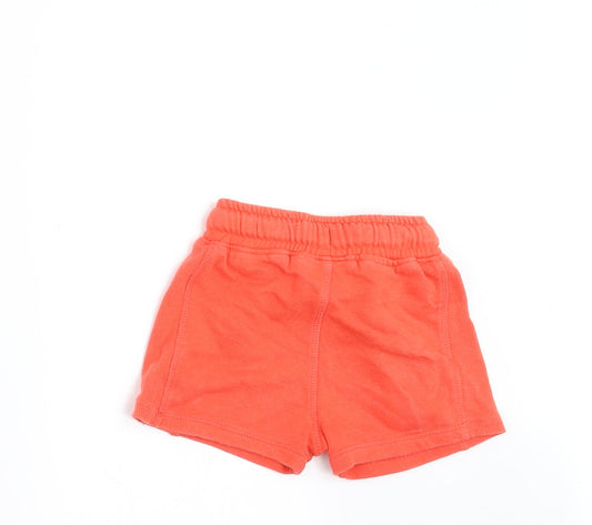 NEXT Boys Orange Jogger Trousers Size 9-12 Months - shorts