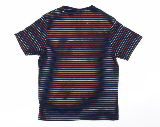NEXT Mens Multicoloured Striped Pyjama Top Size S