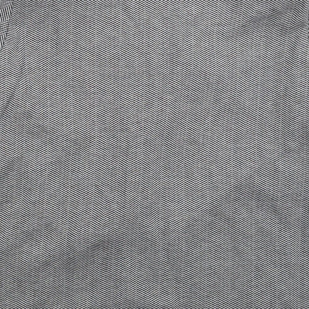 WEEKENDERS Womens Grey Herringbone Jacket Blazer Size M