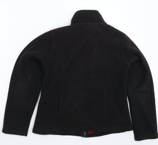 Au Lieu Womens Black Fleece Jacket Size M