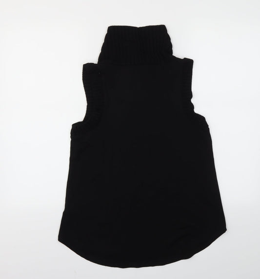 Cupio Womens Black Basic T-Shirt Size M