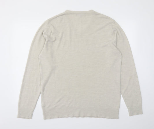 George Mens Beige Pullover Sweatshirt Size L