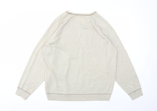 BHS Mens Beige Pullover Sweatshirt Size L